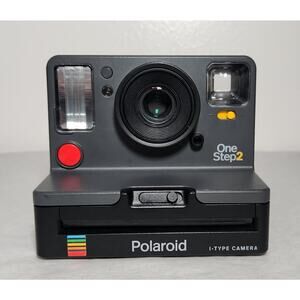 Polaroid One Step 2 I-Type 600 Instant Film Camera Gray And Black Pre-owned